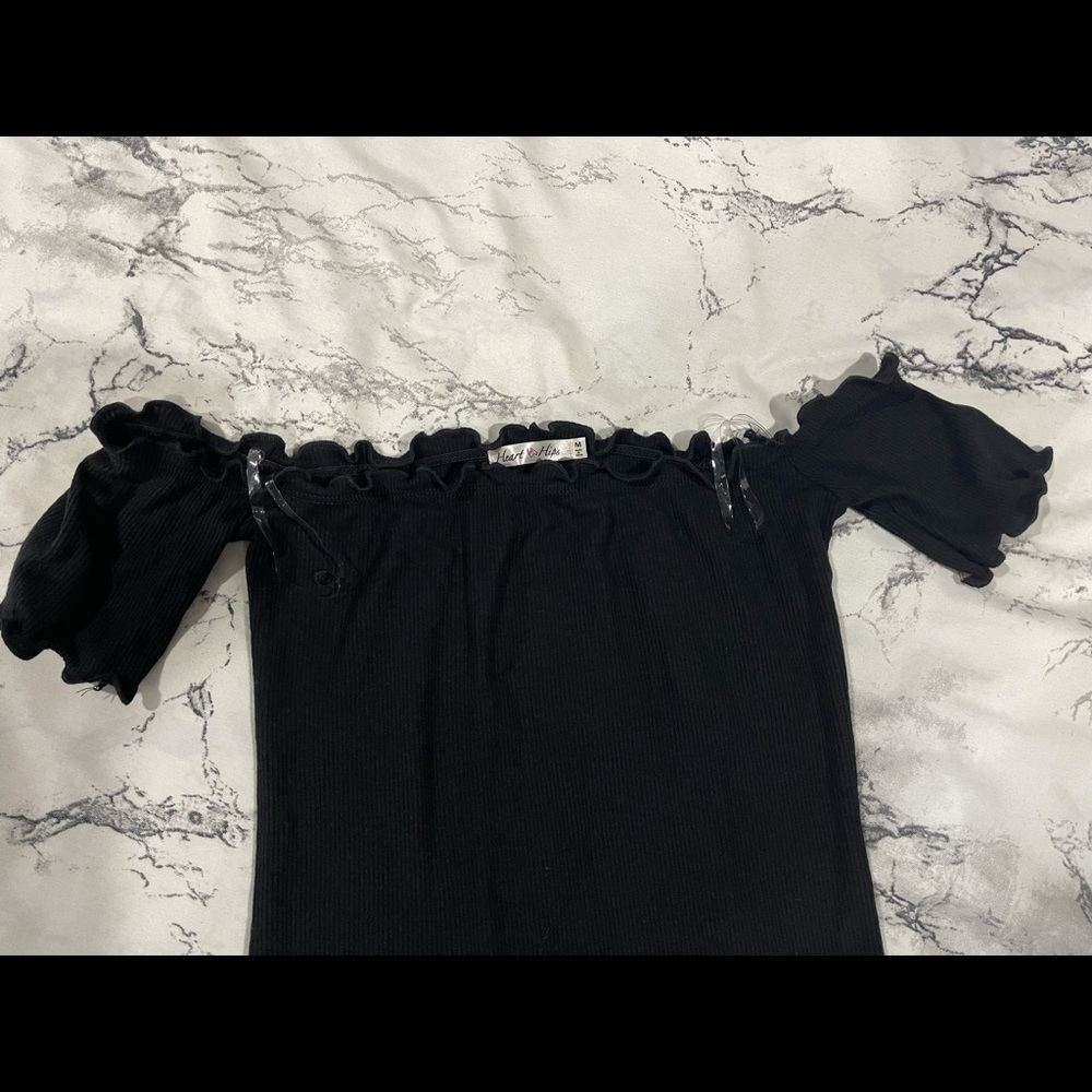 Fashion Nova Black Off The Shoulder Dress - Picture 3 of 3